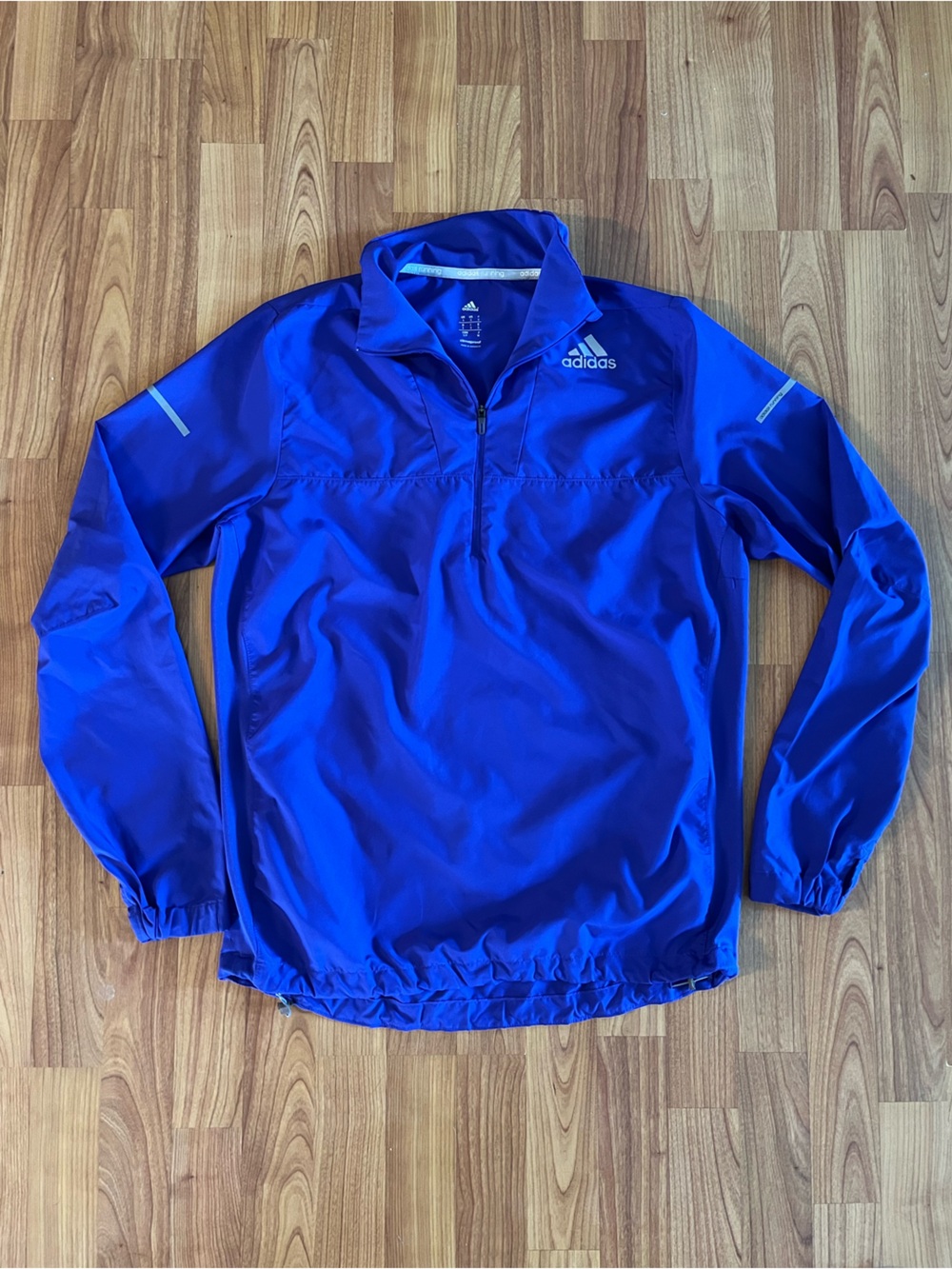 adidas Royal Blue women’sHalf-Zip Performance Pullover Jacket